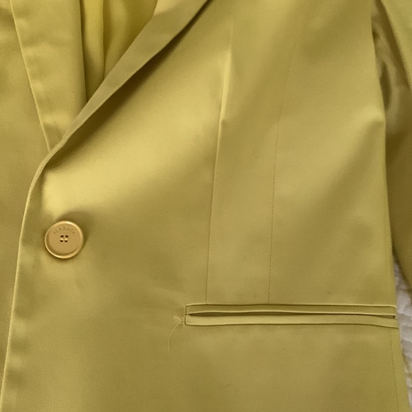 Max & Co informal blazer. High quality manufacture. Acid yellow. Size 6 small. - Picture 3 of 8